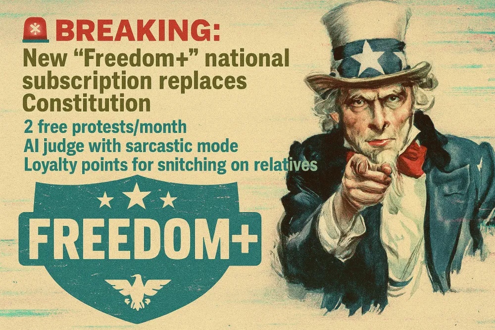 BREAKING: Constitution Replaced by Freedom+™ Subscription Model