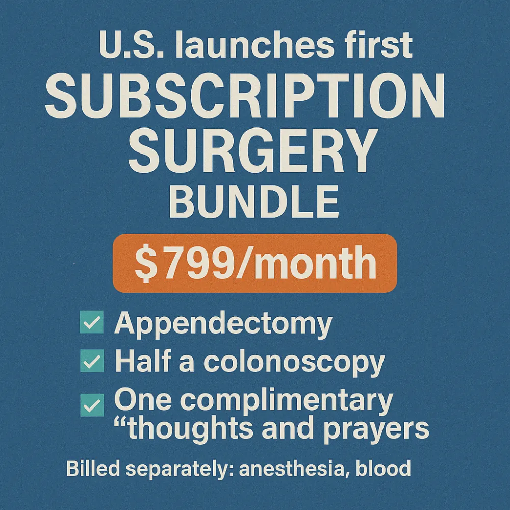 U.S. Launches First Subscription Surgery Bundle: “Health You Can Pay Monthly For”