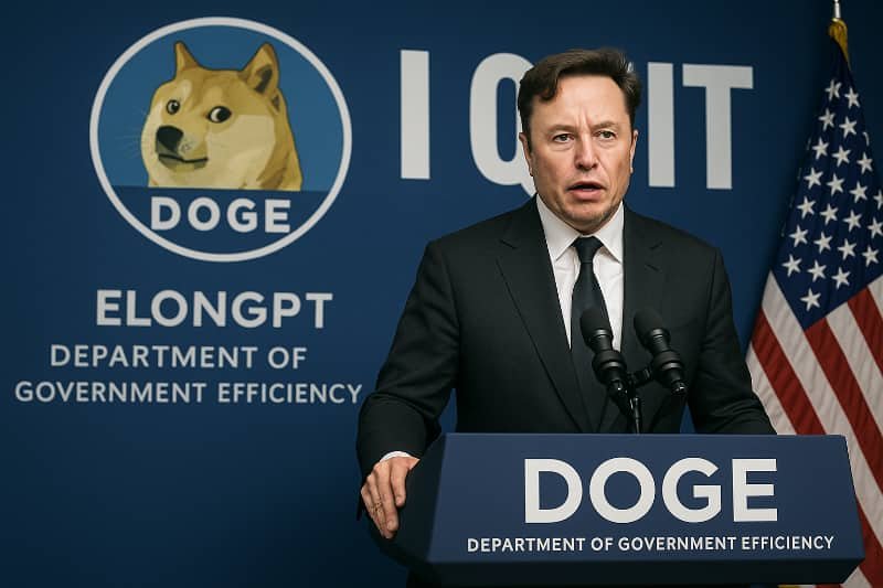 Musk Fires Himself for Incompetence, Replaced by AI That Hates Him